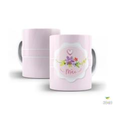 Caneca de polímero Dia das Mães - Modelo S