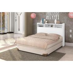 Cabeceira Casal Melissa Box Branco - CasaH