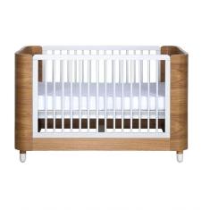 Berço/mini Cama Pé De Meia Madeira Grades Brancas + Colchão