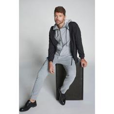 Jaqueta Moletom Lado Avesso Termocolante Cinza Tam. G-Masculino