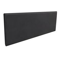 Cabeceira Painel Clean Box Casal 140cm Suede Preto D'Rossi