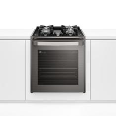 Fogão de Embutir 4 bocas Electrolux Cinza Experience Mesa de Vidro, Grill e PerfectCook360 (FE4EG)
