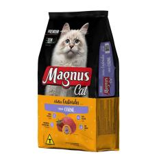 Ração Magnus Premium Gatos Adultos Castrados Carne 1kg