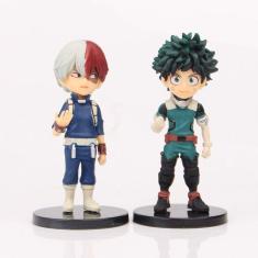 9pcs/Set Anime My Hero Academia Figure Izuku Midoriya Shouto Todorok URARAKA Bakugou Katsuk Hero Academ PVC Action Model Toys| Figuras de Ação