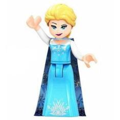 Boneco Blocos De Montar Coleção Princesas - Princess Elsa