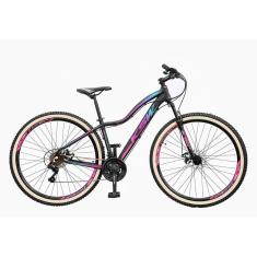 Bicicleta Aro 29 Feminina KSW MWZA 24 Marcha Freio a Disco