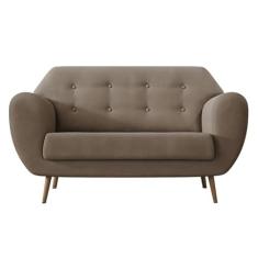 Sofá 2 Lugares Beegees Suede Bege