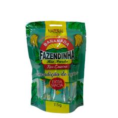 Bananada Tipo Caseira S/Açúcar S/Glúten Extra Macia Fazendinha 115g