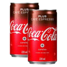 Refrigerante Coca Cola Pus Café Espresso 220ml | Kit com duas unidades