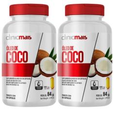 Kit 2x Óleo de Coco 1000mg 60 cápsulas - Clincmais