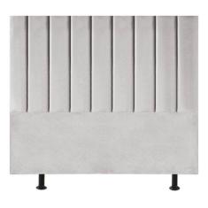 Cabeceira Estofada Cama Box King 195 cm Maria Linho - Black House Deco