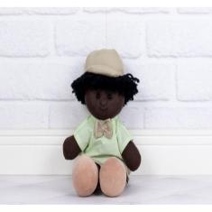 Boneco luiz infantil , shorts e camisa / negro - moreno. - CKD CONFECC