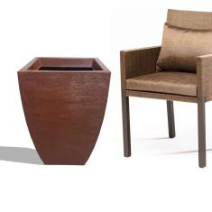 Vaso Planta 60x40 Moderno Trapézio Polietileno