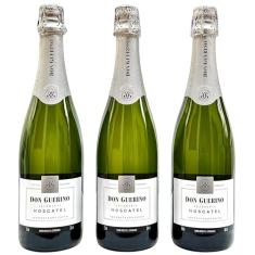 Espumante Don Guerino Brut Branco Moscatel | Kit Com 3 Garrafas | Oferta