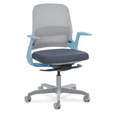 Cadeira My Chair Tela Graphite N Blue