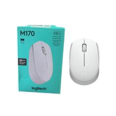 Mouse Sem Fio Logitech M170 Wireless 1000 Dpi Branco