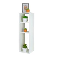 Mesa De Cabeceira Com Nichos Branca Cama Solteiro Quarto Sala 70cm