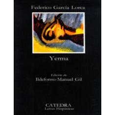 Livro - Yerma - CATEDRA  - LORCA, FEDERICO GARCIA, 1, 11 x 0.6