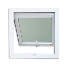 Janela de PVC Maxim-Ar 60x60cm com Vidro Mini Boreal ITEC Brimak Branco