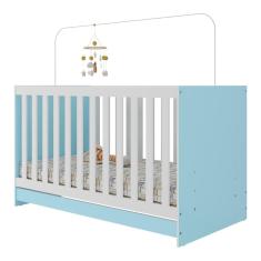 Berço 3 em 1 Sonho Doce Multimóveis – Versátil, Colchão 130x60cm – Marrom Cacau