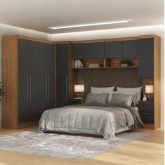 Guarda-roupa Modulado Viena 10 Portas 8 Gavetas 7 Peças Espresso Móvei