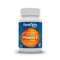 Vitamina E Suplemento Alimentar De Tocoferol 60 Cápsulas - Dna Verde -