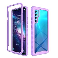 For TCL 20 Pro 5G Starry Sky Solid Color Series Shockproof PC + TPU Case