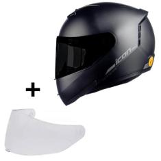 Capacete Masculino Feminino Fechado Peels Icon Preto Fosco, 62
