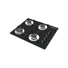 Cooktop 4 Bocas Chamalux Automático Preto Plus 599 Bivolt, Preto, Bivo
