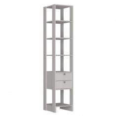 Estante para Livros 2 Gavetas 5 Nichos Yes Nova Mobile