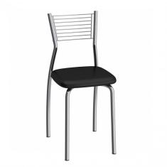 Cadeira De Aço Barcelona C123 Compoarte Cromado