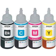 Kit 4 Tintas Epson L395 | T664120 | T664220 | T664320 | T664420 Original