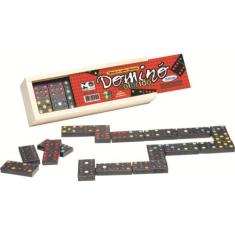 Domino de madeira - pingos color - XALINGO