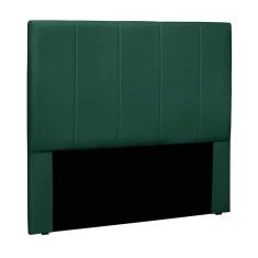 Cabeceira Cama Box Casal 140 cm Arizona Veludo Verde S04 - D`Rossi