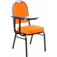 Cadeira Universitária Para Auditório Linha Hotel Laranja