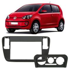 Moldura Painel 2 Din Dvd Volkswagen Vw Up 2014 à 2017 Preta - S/M