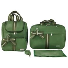 Bolsa maternidade de luxo - LET BABY BOLSAS DE MATERNIDADE, Verde Mili