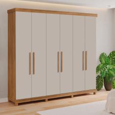 Guarda-roupa Valencia 6 Portas 100% Mdf