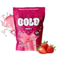 BOLD Whey Mousse de Morango 900g-Unissex