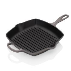 Grelha Quadrada Signature 26 cm Cinza Flint Ply Le Creuset