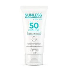 Protetor Solar Facial Gel Fps 50 Sunless Translúcido 35G