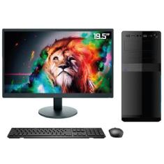 Computador Completo Intel Core i5 8GB SSD 120GB Monitor LED 19.5" HDMI