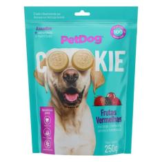 Biscoito Pet Dog Cookie para Cães Frutas Vermelhas 250g - PETDOG