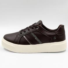 Tênis Kolosh Casual Flatform com Cadarço Feminino-Feminino