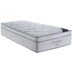 Colchão Solteiro Molas Ensacadas Visco SuperPocket Freedom OrtoPillow 
