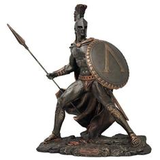 Estátua Leonidas Guerreiro Rei General de Esparta em Resina