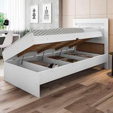 Cama Solteiro Baú Larissa Framar Branco