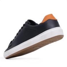 Tênis Moderno Confort Homem Estiloso Macio Leve em Couro Legitimo - Vw