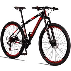 Bicicleta 29 Aluminum Raider 21 Marchas Freio a Disco com Suspensão-Unissex