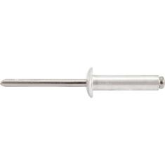 Rebite repuxo de alumínio 4,8x12,0mm mandril aço com 50 peças - Nove54